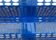অ্যান্টি - ইউভি উইন্ডব্রেক এন্টি ডাস্ট বেড়া প্যানেলগুলি ছিদ্রযুক্ত প্লেট 0.7 মিমি বেধ