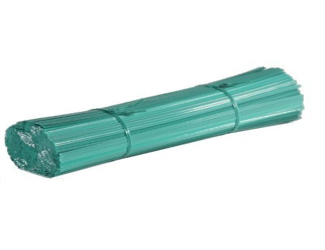 বাইন্ডিং প্রকল্পের জন্য ISO9001 0.3mm-6.00mm সবুজ রঙের পিভিসি প্রলিপ্ত স্টিল ওয়্যার